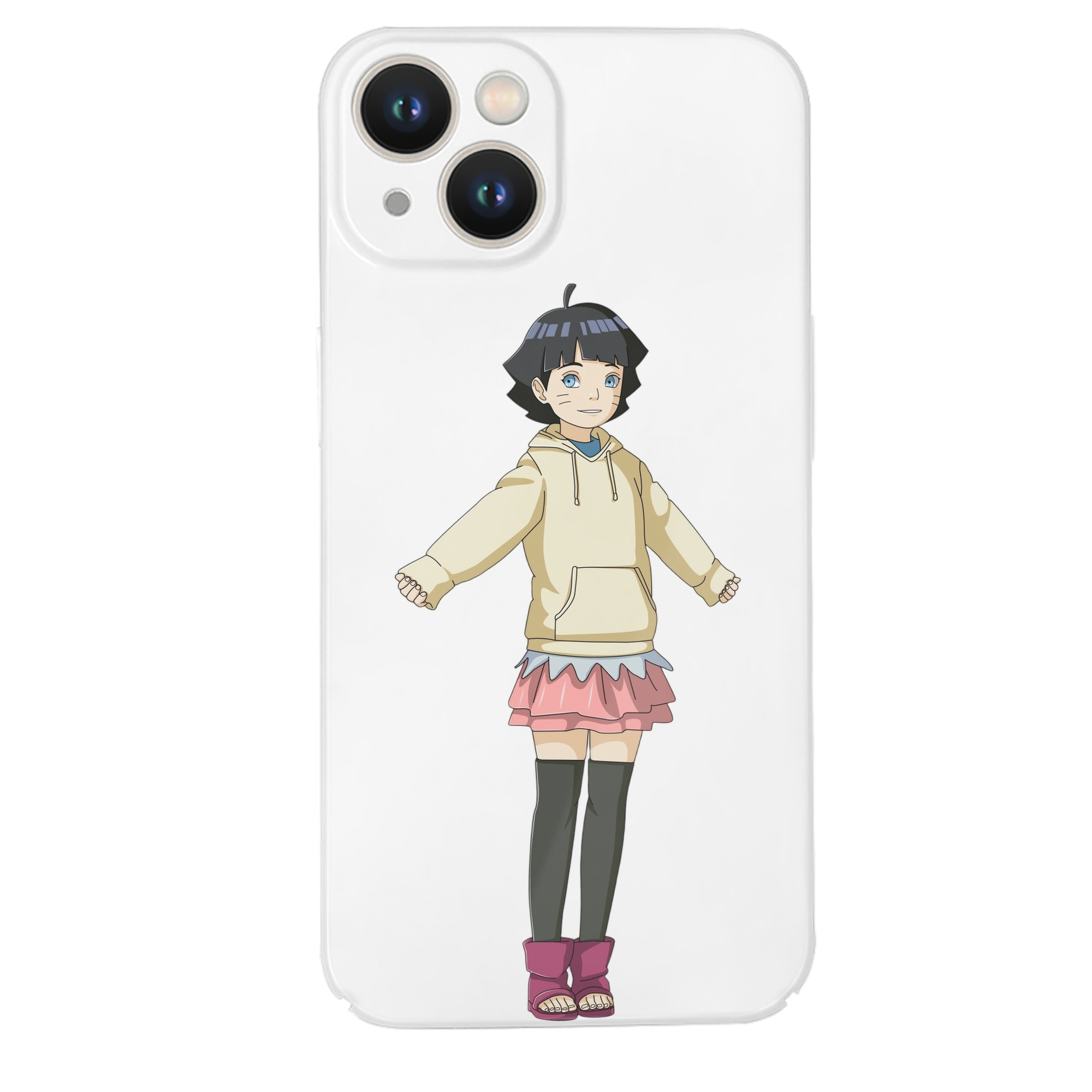 （画像用） NARUTO -ナルト- うずまき ヒマワリ Uzumaki Himawari 【iPhone 14シリーズ対応】ハードケース